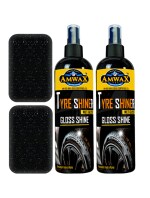 Amwax Tyre Shiner/Tyre Polish/car tyre polish/bike tyre polish 100+100 ML