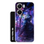 Snazzy Multicolor Silicon Shock Proof Back Cover for vivo V29e 5G