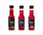 GOOD&MOORE Cocktail & Mocktail 250ml | Combo of 3 | Spicy Jamun, Chilli Guava, Red Velvet| 3 units of 250ml Syrups (750ml)
