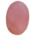 Crystal Divine Rose Quartz Palm Stone Crystal Showpieces For Home Decor Items & Decorative Items For Office Desk Table Meditation Items Chakra Healing Crystals and Stones Crystal Vastu Items Gifts