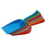 Jaycee Multicolor Plastic Dustpan With Long Handle - 38 X 24 X 11 Cm (Pack Of 6)