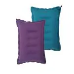 SHIVAM CART Soft Cotton Travelling Air Pillow, Compact and Lightweight Pillow, Neck Support headrest Pillow During Travelling in Bus, Train,Flight- Pack of 2 (Multi Color).