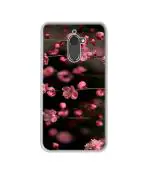 Casotec Pink Flowers Design Printed Silicon Soft TPU Back Case Cover for Coolpad Note 5 Lite