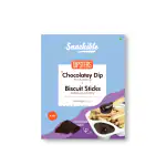 Snackible Dipsters Chocolatey Dip with Biscuit Sticks (Pack of 12) - 12x30gm