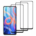Kite Digital Redmi Note 11T (5g) (Black) Tempered Glass Screen Protector with Edge to Edge Coverage and Easy Installation Kit (Pack of 3)