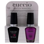Cuccio Atomix Limitless Nail Lacquer Polish Match Makers Veneer And Lacquer Kit