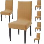 HOKIPO 6 Elastic Dining Chair Cover Protector Seat Slipcovers (AR-4281-E5*6)
