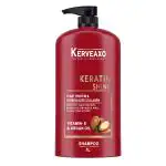 Kerveaxo Keratin Damage Repair Shampoo For Women & Men With Vitamins, Hair Fall Rescu 1L
