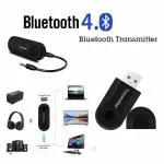 LUNITUNE BT-91 Digital Bluetooth Audio Transmitter for TV Smart Phone, PC, MP3, MP4, and DVD Car Player Wireless Transmitter 3.5mm Adapter