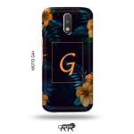 Tweakymod Printed Floral G Back Cover For Moto G4 Plus