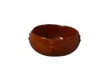 Caffeine Brown Stoneware Serving Bowl-1