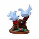 CARPENTA 10726M3 Love Birds Statue Handmade Polymarble Statue Love Birds Home Decor Showpiece - 24cm X 16cm X 28 cm