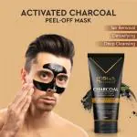 GLOBUS NATURALS Activated Charcoal Peel Off Mask For Men (100 G)