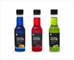 GOOD&MOORE Combo of 3| Blue Island, Cosmo, Green Apple| 3 units of 250ml Syrups (750ml)