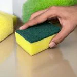 STEEL KING Multipurpose 2 in 1 Scrub Sponge for Dishcleaning scratch Proof Scrubber Scrub Sponge |Kitchen and Home Cleaning Sponges | 18psc | 30*12*11 cm