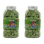 Choostix Biskies Veg Dog Treat, 1 kg (Jar) (Pack of 2)