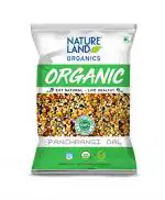 Natureland Organics Panchrangi Dal / Mix Dal 500 Gm - Organic Healthy Pulses