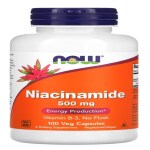 NOW Foods, Niacinamide, 500 mg, 100 Veg Capsules