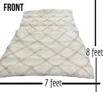 DKB store_Handwoven Bamboo Chatai Mat/Sital Pati (Brown, Triple Bed, Large Size: 8 Feet x 7 Feet)