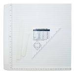 Lakeer 12 X 12 inch Multi-Purpose Scoring Board with Score & Fold Tool for DIY Work, Envelop Making, Gift Box Making, Etc.