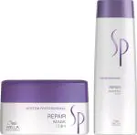 Wella Professionals SP Repair Shampoo 250ml and Mask 200ml duo for Damaged Hair (2 Items in the set) Acti Biotic