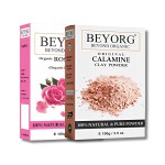 BEYORG Natural Rose Petal Powder and Calamine Powder for Anti Acne and Pimple - 200 g