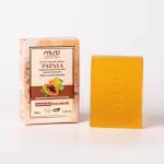 Misti Herbal Remedies Papaya soap Reduce Blemishes Scars Signs of Aging and Helps to Promote Relaxation Pure Natural Herbal Handmade Ayurvedic Luxurious Cleansing Bar 100 gram