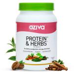 OZiva Protein & Herbs | Whey Protein for Women | For Better Weight Control | Cafe Mocha (1kg)
