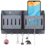 Suveharts | Wooden Keyholder with 7 Hooks wall decor Key Holder | Keyholder | wooden key holder for home wall