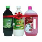 Soulfresh 1L each Disinfectant floor cleaner liquid green phenyl, milky phenyl, floral disinfectant