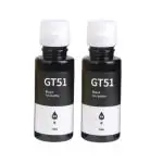 QUINK GT 51 Refill Ink Compatible for HPGT51 Black Ink Bottle Used HP DeskJet GT 5810 GT 5811 GT 5820, GT 5821 Printer, Ink Tank 115 116 310 Printer 315 319 410 415 416 419 457 Multi Color Ink