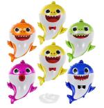 Party Propz Baby Shark Theme Balloons Decoration Set -6 Pcs