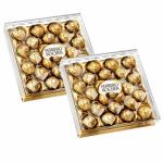 Ferrero Rocher Chocolate 24 Pieces(Pack Of 2),300 Grams