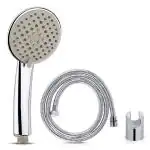 Sellzy 5 Flow Modes ABS HS-019 Plastic Hand with SS Tube 1.5 M and Hook Shower Head