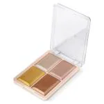 Glam21 Perfect Me! Highlighter Palette Blusher|Weightless Longlasting Illuminating Glow Face Kit-6gm