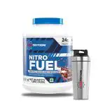 Proteition Elite Nitro Fuel | Whey Protein Complex | Mass Gainer | 24g Protein | Protein Shake with SHAKER (Coffee, 1.8 kg)