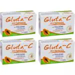 SB9 Gluta C Skin Lightening Face And Body Soap For All Skin Types - Pack of 4 | Each 135G |