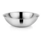 Prabha Tri-ply Elenate Induction Bottom Stainless Steel Tasla, Big Bowl, Parat Without Lid, Capacity 1.8 L, Size 22 cm Diameter
