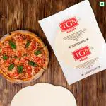 TGB Regular Thin-Crust Pizza Base, Authentic Italian Taste, Ready-to-Bake, Thin & Crispy, 8inch, 2Pcs