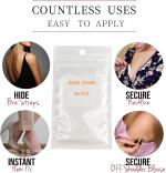 JNSM SPARK Double Sided Tape for Clothes,Beauty Clothing Tape for Women, Clothing Tape and Body Tape for Skin, All Day Strength Tape Adhesive, Invisible and Transparent Tape for All Skin Shades (36 Pack)