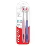 Colgate Gentle UltraFoam Ultra Soft Bristles Manual Toothbrush for adults, 2 Pcs, Multicolor