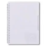 Ad2kart Youva White Paper Single Line Single Subject Spiral Wiro Bound Notebook 160 Pages