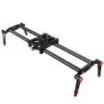 Viblitz Camera Slider, Adjustable Carbon Fiber Camera Dolly Track Slider Video Stabilizer Rail with 4 Bearings for Camera DSLR Video Movie Photography Camcorder (120cm)