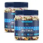 GreenFinity Daily Dose Mixed Nuts - 500g, Dry Fruit, Seeds & Berries - Organic Trail Mix | Dry Fruit Nutmix With Dry Fruits, Berries For Eating | 9+ Varieties Like Almonds, Cashews, Cranberries, Pumpkin Seeds | Pack of 2.