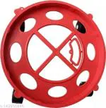 PANCHANAN Gas Cylinder Stands, LPG Cylinder Trolley Easily Movable Stand with Wheels, Gas Cylinder Stand (Red)