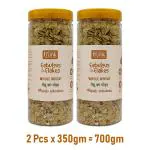 Nature's Trunk -Whole Wheat (Bran) Flakes | Rich in Fiber, Gluten free & Nutrients | Whole Grain Wheat (germ) Flakes | Gehu ka Poha | Goduma Atukulu | Cereal Flakes | Pure, Natural and Healthy-(Pack of 2)(350G Each)