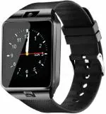 LOPAZ dz09 Smart Watch Phone Camera and Sim Card Smartwatch (Black Strap, FREE SIZE)