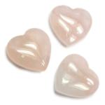 Astroghar Rose Quartz Crystal Nano Mini Hearts 20 mm (Pack Of 3)