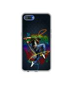 Casotec Boy With Music Design Printed Silicon Soft TPU Back Case Cover for Realme C2