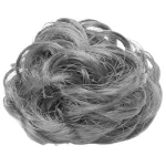 Thicklengths Hair Accessories For Women Stylish - Juda Hair Buns - Messy Bun Hair Extension - Artificial Fake Donuts Maker Scrunchies - With Elastic Rubber band (Natural Black/Brown)